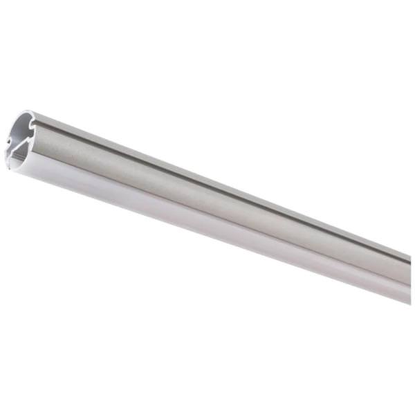 24" Satin Nickel CCT Selectable Frosted LED Lighted Closet Rod